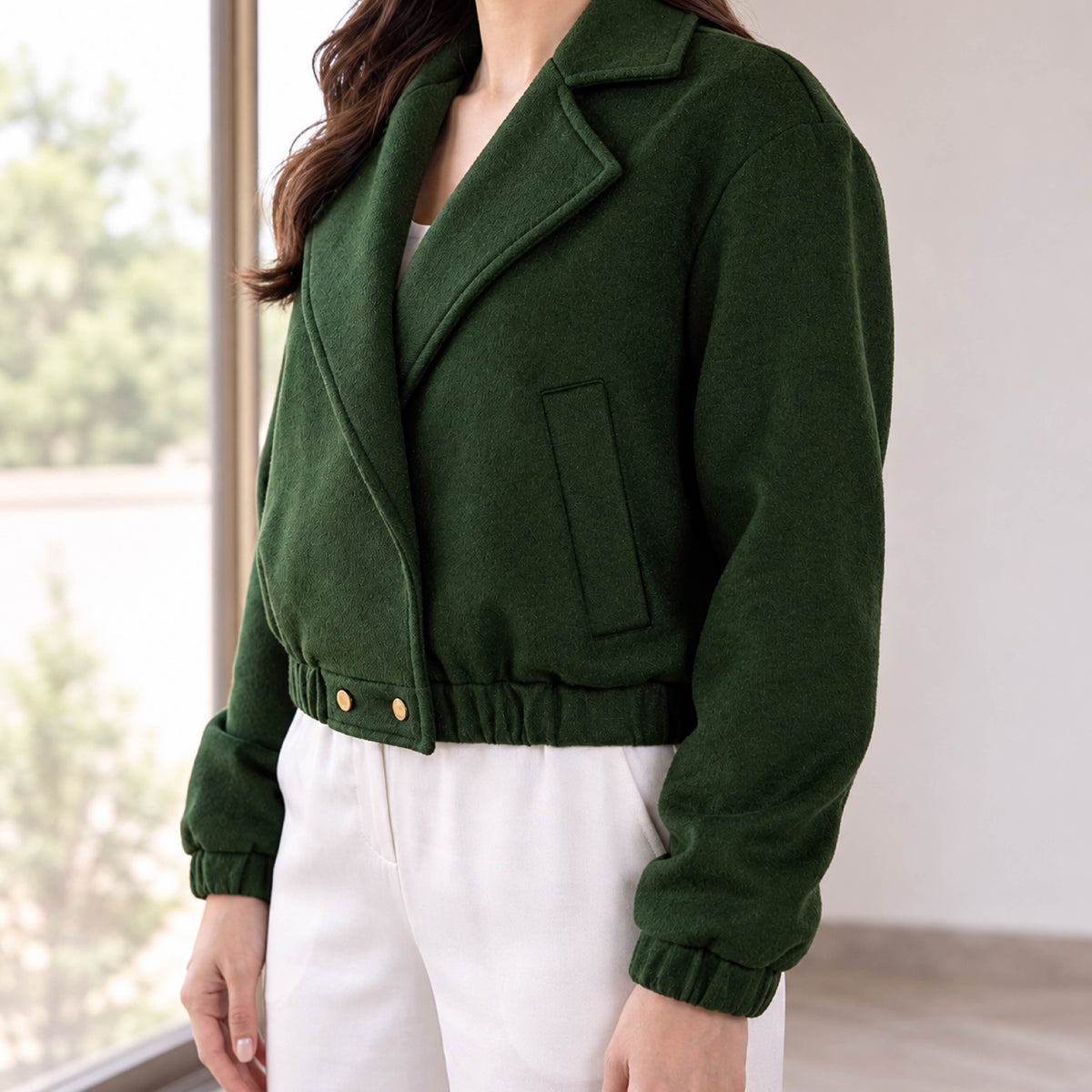 Regent Green Structured Jacket