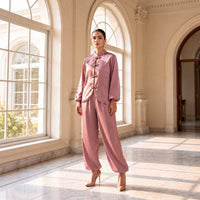 Grace Pink Satin Set thumbnail 1