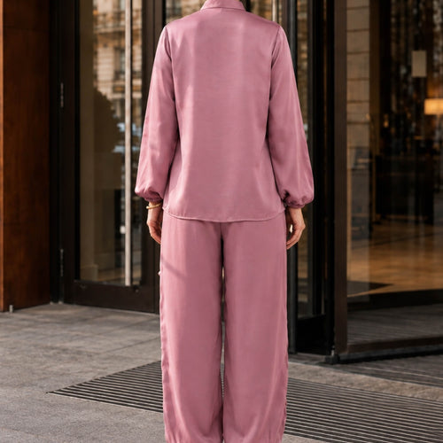 Grace Pink Satin Set